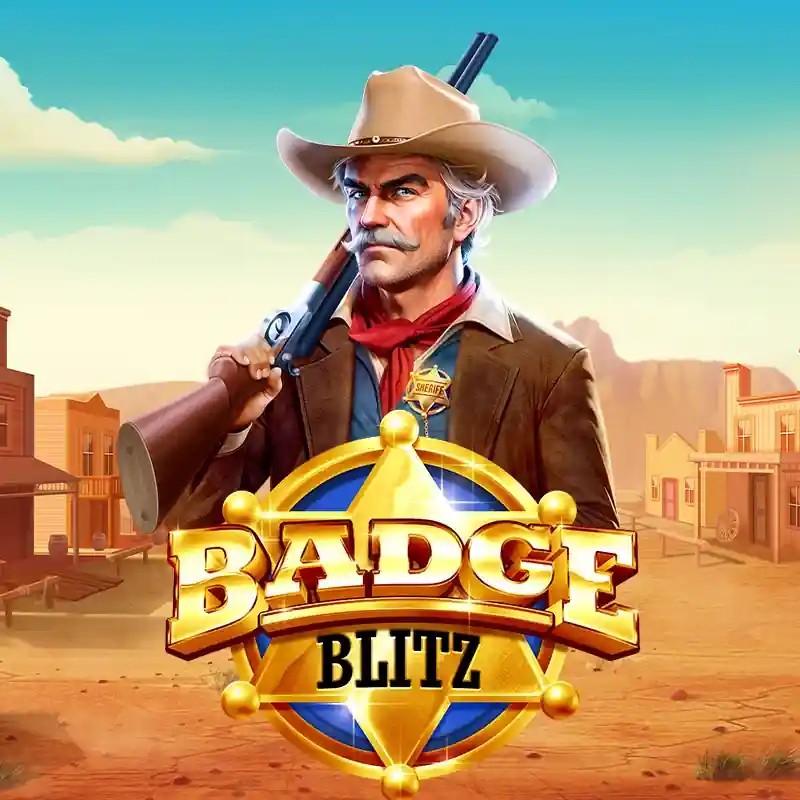 Badge Blitz game by Pragmatic Play – logo hosted on Versailles Casino