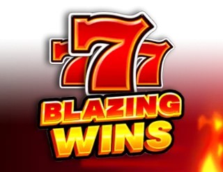 Blazing Wins online game logo by Playson on versaillescasinos-es.com