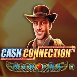 Cash Connection Book Of Ra by Novomatic, showcased at versaillescasinos-es.com – game logo