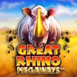 Great Rhino Megaways slot logo by Pragmatic Play at Versailles Casino