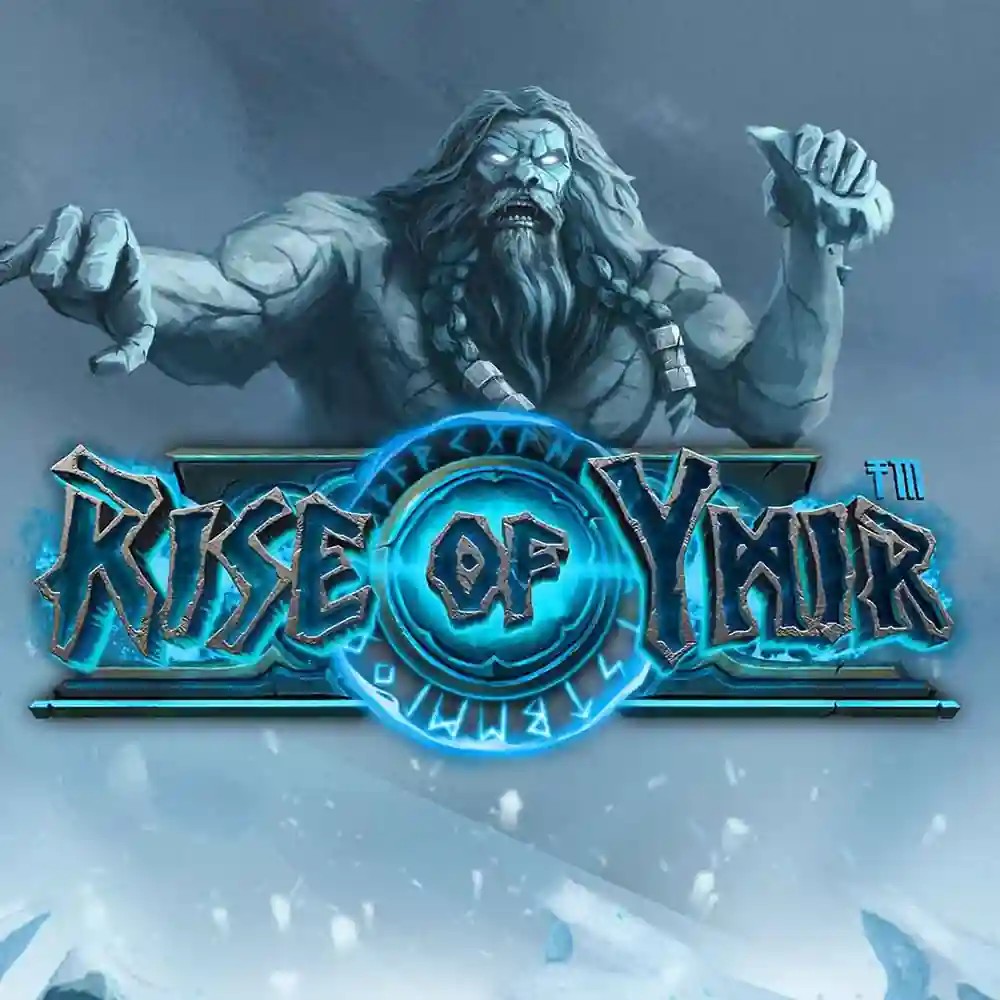 Slots logo of Rise of Ymir from Hacksaw Gaming at Versailles Casino